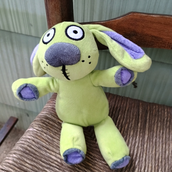 Yottoy Mo Willems Knuffle Bunny Plush Green 8" Small Stuffed Animal Toy 2004 - Picture 2 of 11